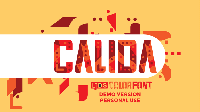 LJDS Calida Font poster