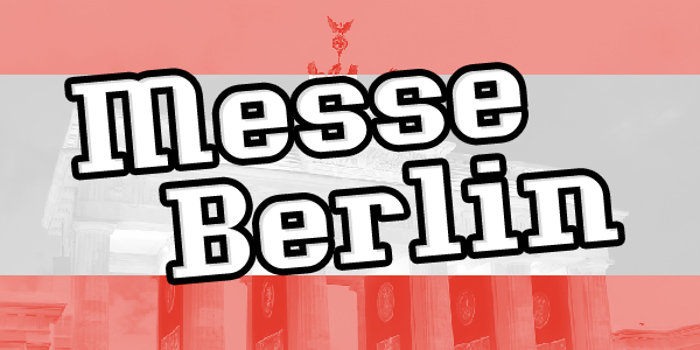 Messe Berlin Font poster