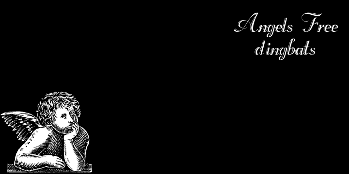 Angels Free Font poster