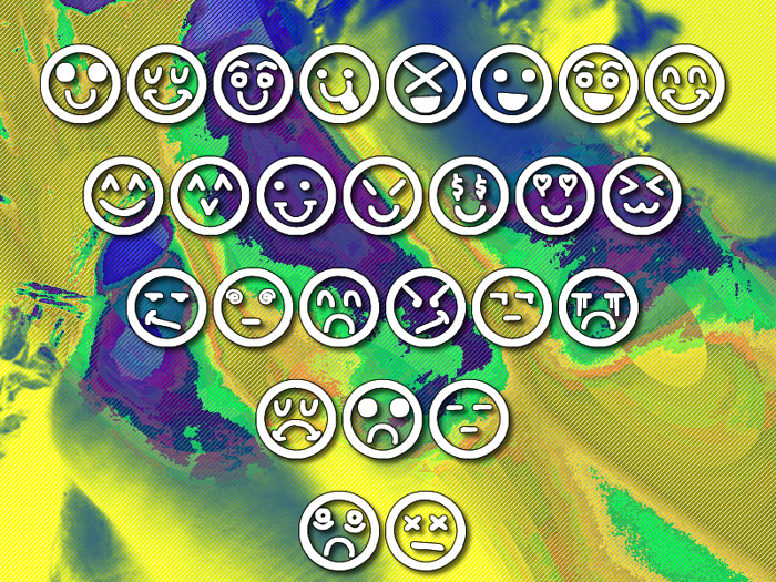 Hand Faces St Font poster