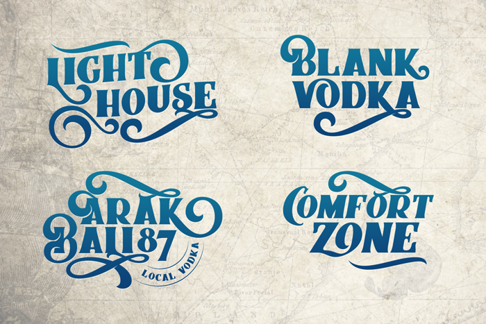 Braton Composer Stamp Rough Font poster