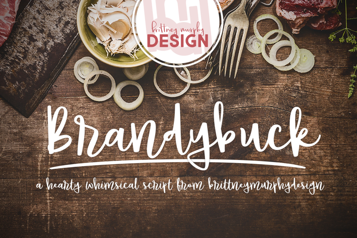Brandybuck Font poster