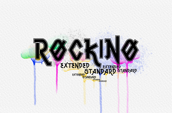 Vtks Rockino V2 Font poster