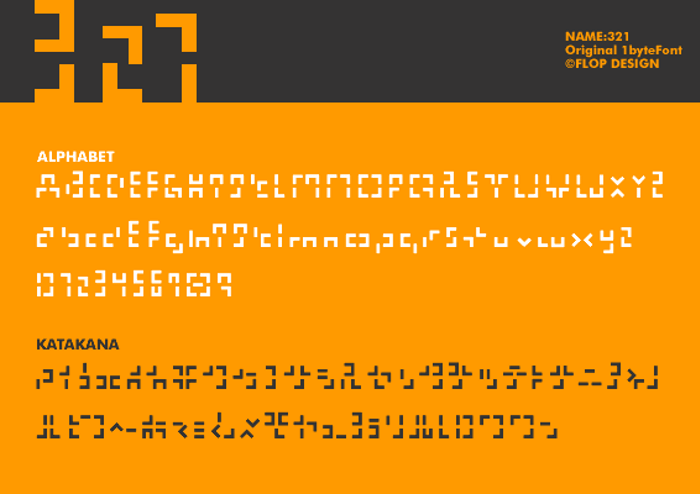 321 Alphabet Font poster