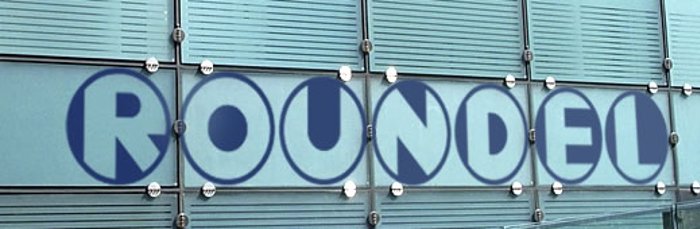 Roundel Font poster