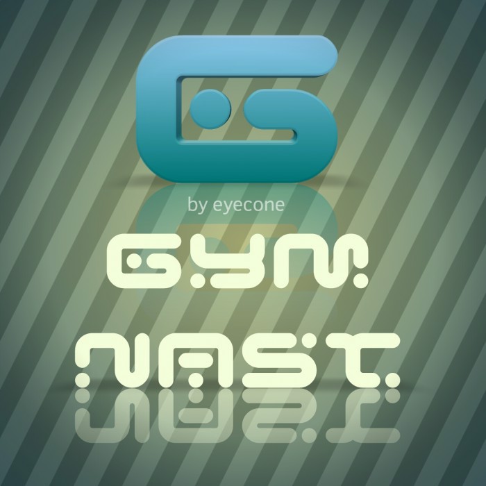 Gymnast Font poster