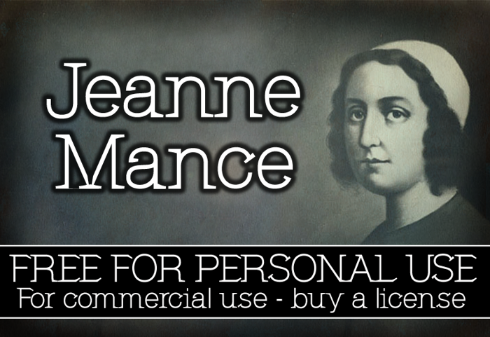 CF Jeanne Mance Font