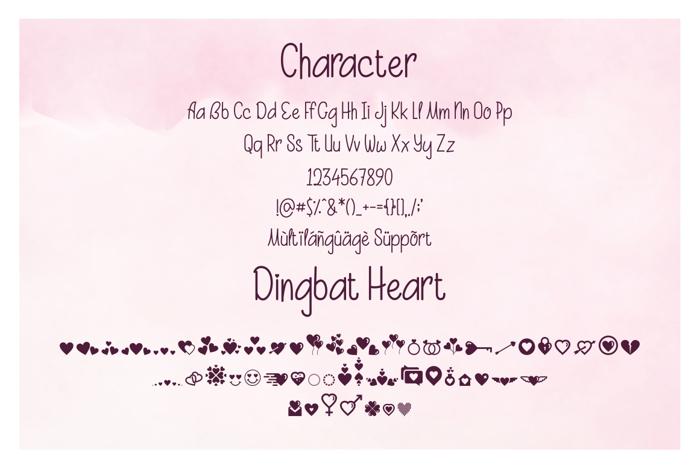Beauty And Love SansFree Font poster