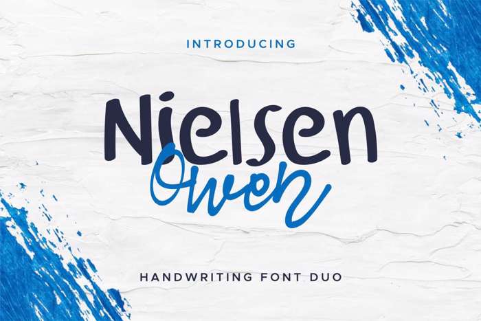Nielsen Owen Font poster