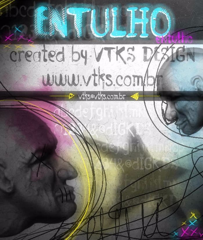 Vtks Entulho Font poster