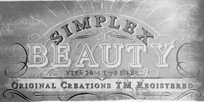 Vtks Simplex Beauty 2 Font poster