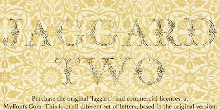 Jaggard Two Font poster