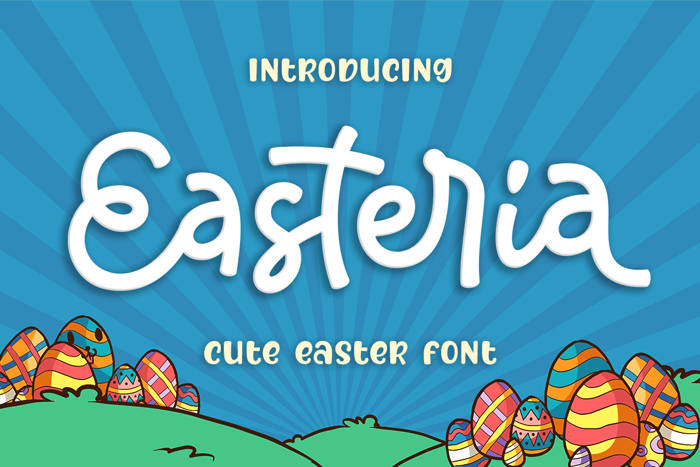 Easteria Font poster