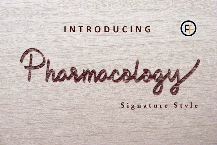 Pharmacology Font