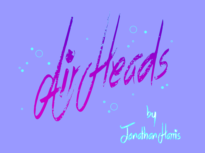 Air Heads Font poster