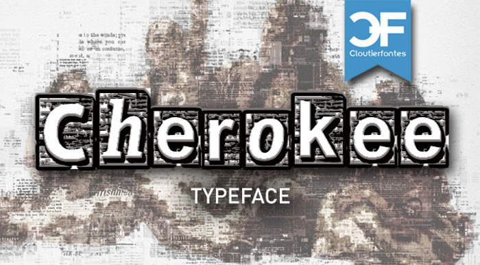 CF Cherokee Font poster