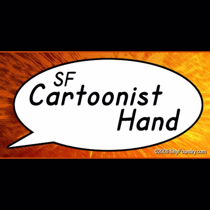 SF Cartoonist Hand Font poster