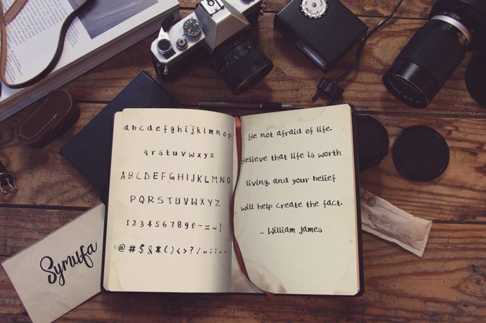 Rough Dusty Chalk Font poster