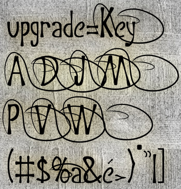 Crispy Font poster