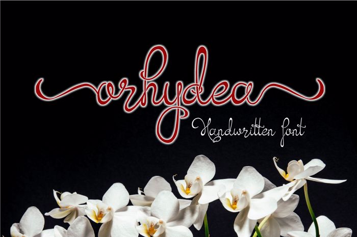 Orhydea Font poster