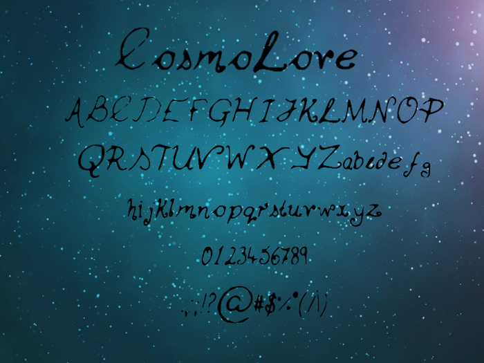 Cosmo_Love Font