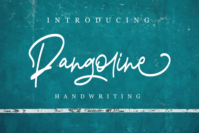 Pangoline Font poster
