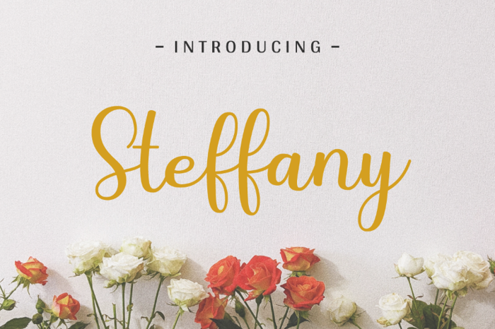 Steffany Font poster