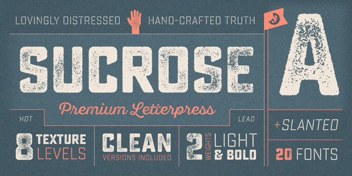 Sucrose Bold Two Font poster