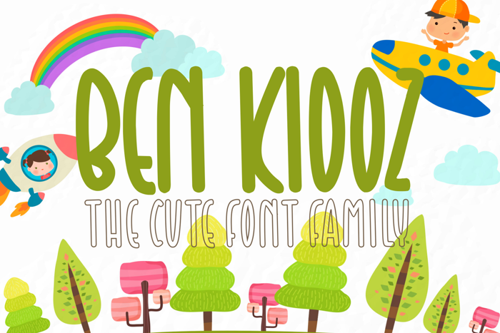 Ben Kidoz Font poster
