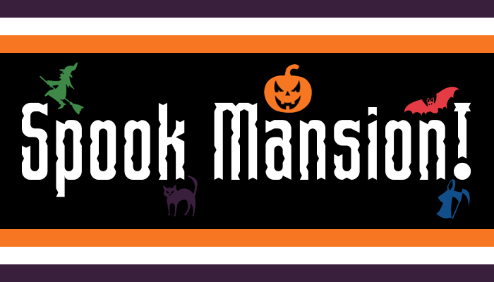 Spook Mansion Font poster