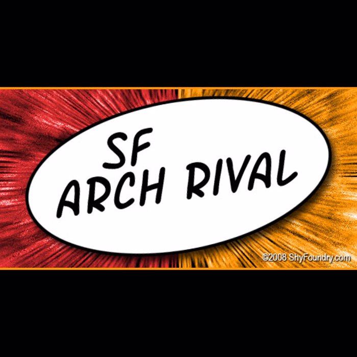 SF Arch Rival Font poster
