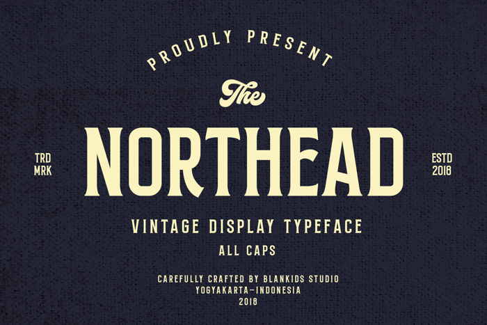 Northead Font poster