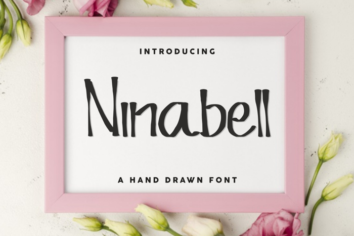 Ninabell Font poster