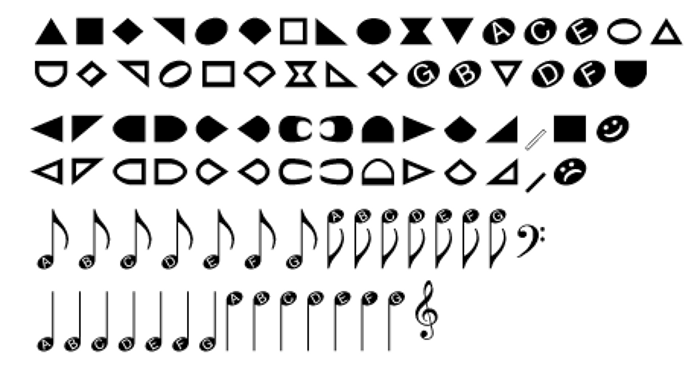 NoteHedz Font poster