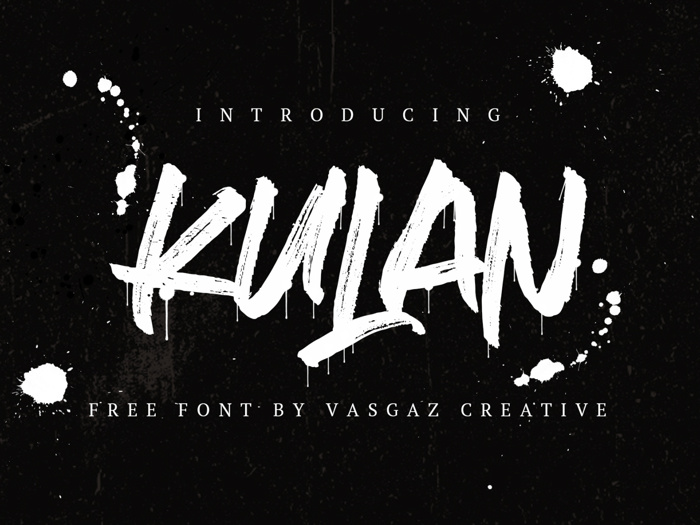 Kulan Font poster