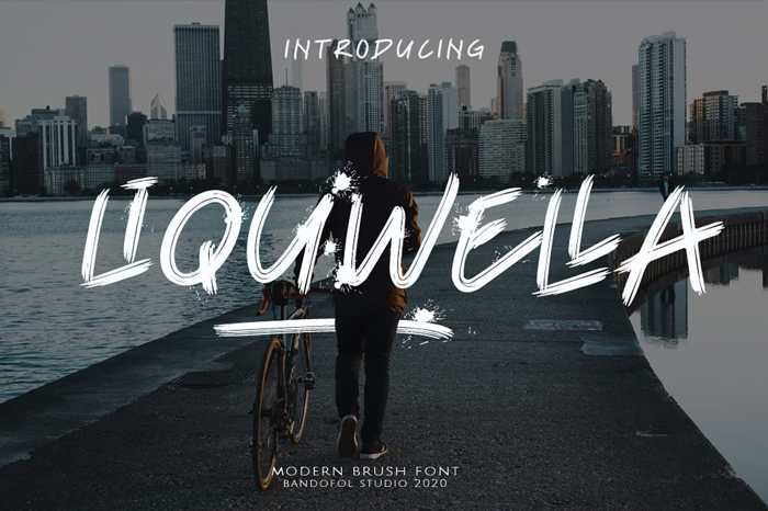 liquwella Font poster