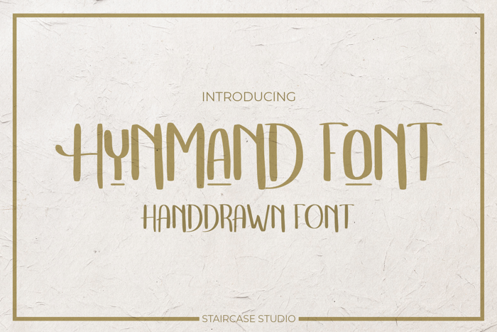 Hynmand Font poster