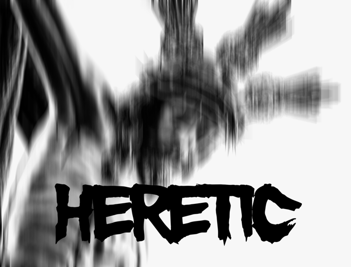 Heretic Font poster