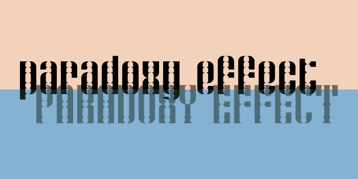 Paradoxy Effect Font poster