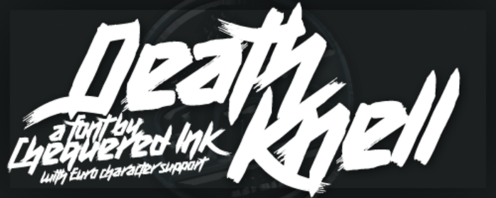 Death Knell Font poster