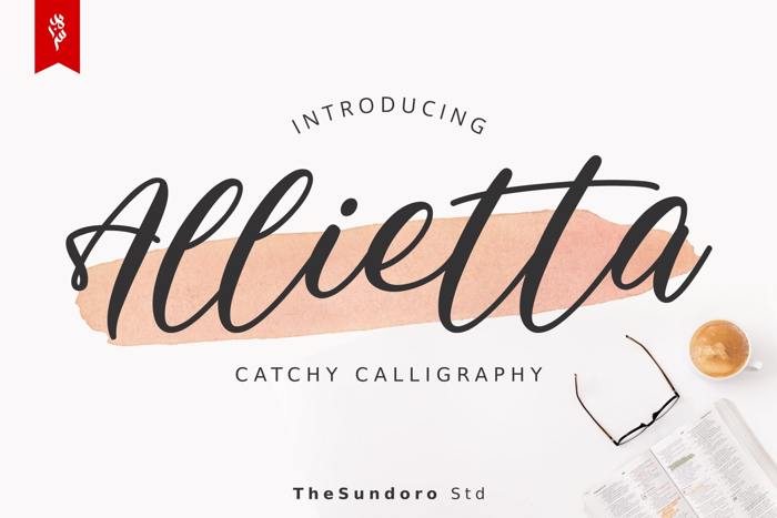 Allietta Font poster