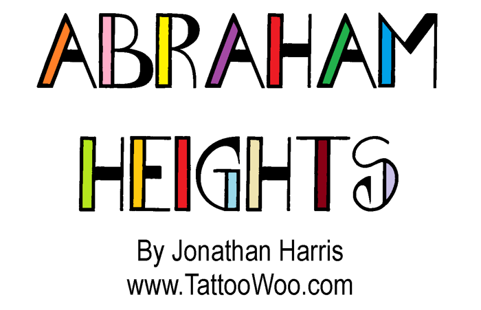 Abraham Heights Font poster