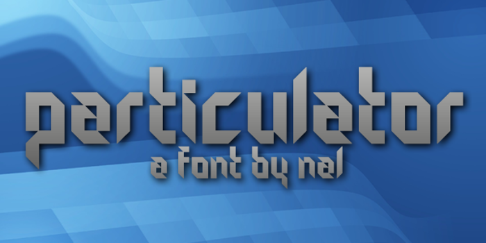 Particulator Font