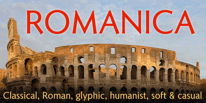 Romanica Font poster