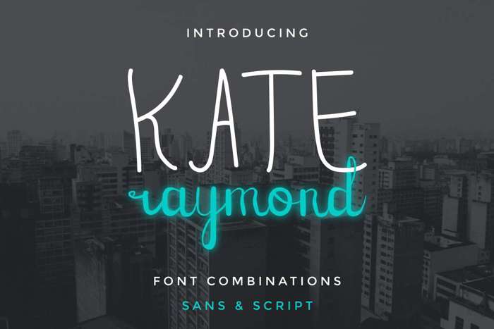 Kate Raymond Script Font poster