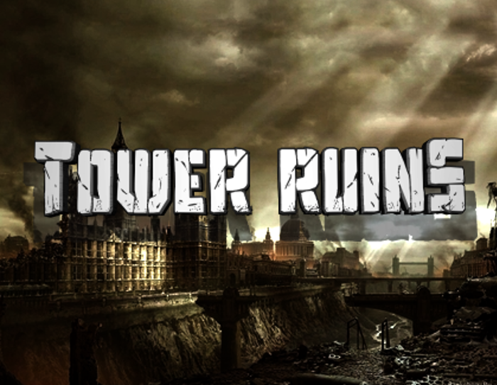 Tower Ruins Font poster