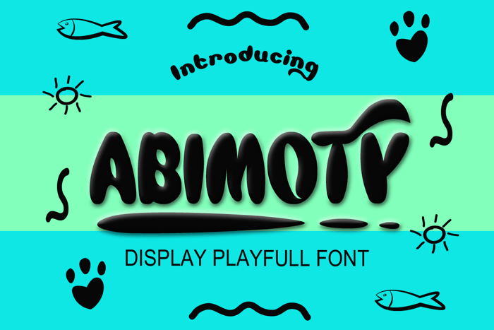 Boomboom Font poster