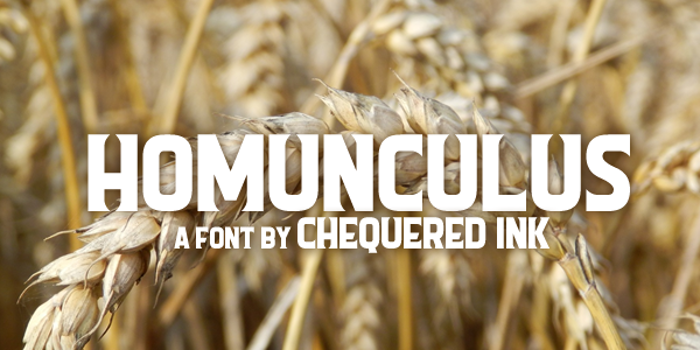 Homunculus Font poster