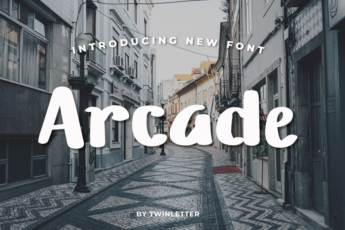 Arcade Font poster