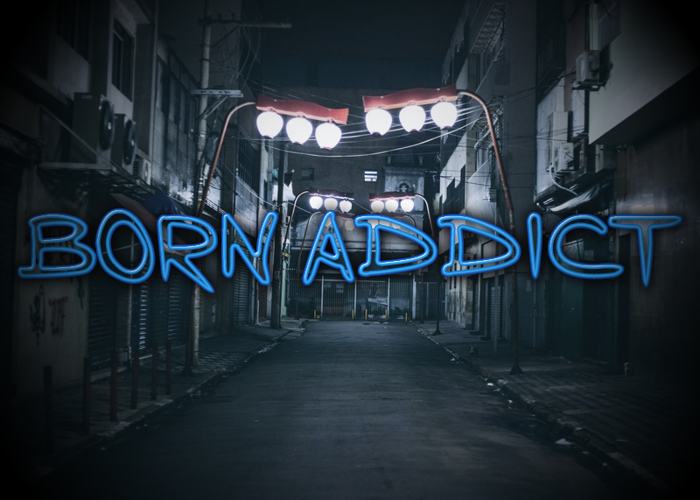 Born Addict Font poster